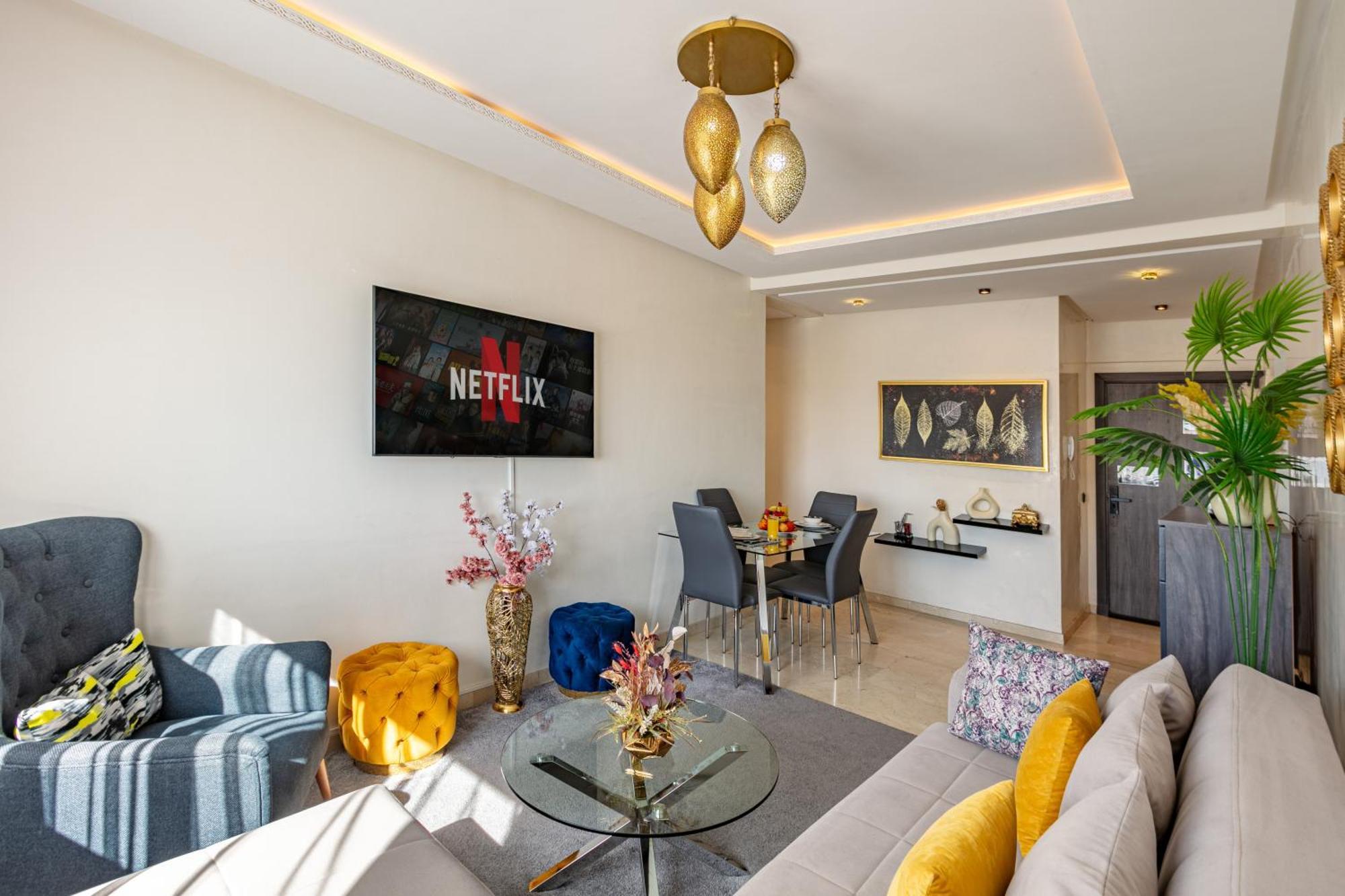 Cozy 2-Bedroom Apartment In Gueliz, Marrakech Марракеш Экстерьер фото